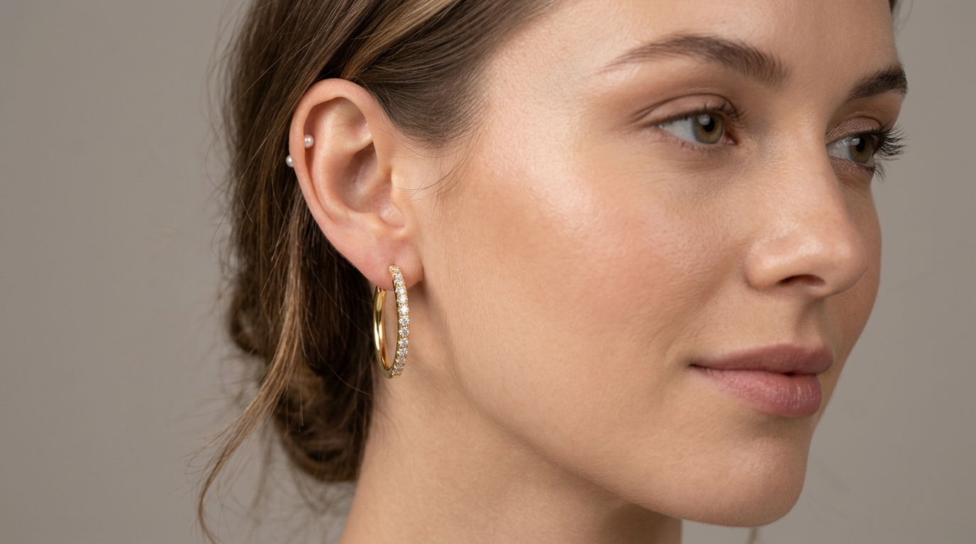 Jewelry photographed with soft controlled light and a neutral background